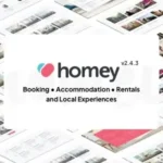 Homey Booking and Rentals Theme