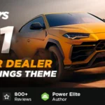 Motors Car Dealer and Rental Theme